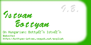 istvan bottyan business card